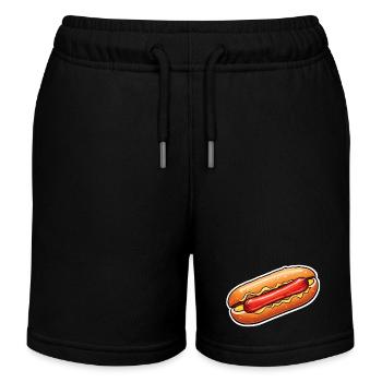 Hot-dog - Short de jogging enfant bio Stanley/Stella - noir - Devant