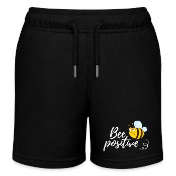 Abeille de mauvaise humeur - Short de jogging enfant bio Stanley/Stella - noir - Devant