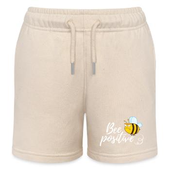 Abeille de mauvaise humeur - Short de jogging enfant bio Stanley/Stella - écru doux - Devant