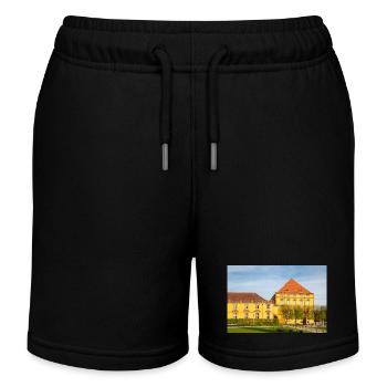 Castle of Osnabrück (Schloss Osnabrück) Osnabrück - Kids Organic Sweat Shorts by Stanley/Stella - black - Front