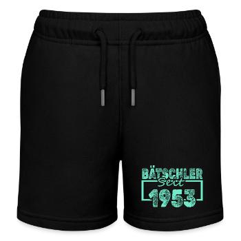 1953 - Kinder Organic Joggingshorts Mini Bolter von Stanley/Stella - Schwarz - Vorne