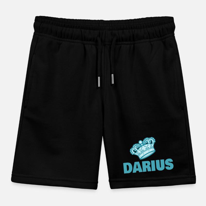 Prénom Darius Short de jogging enfant bio Stanley/Stella