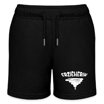 Erzieherin als Beruf - Kinder Organic Joggingshorts Mini Bolter von Stanley/Stella - Schwarz - Vorne