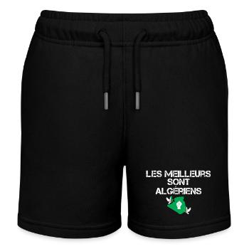 The best are Algerians - Kids Organic Sweat Shorts by Stanley/Stella - black - Front