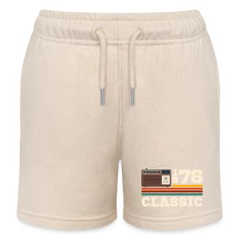 Jubiläum 1976 Retro-Klassiker - Kinder Organic Joggingshorts Mini Bolter von Stanley/Stella - Natur - Vorne