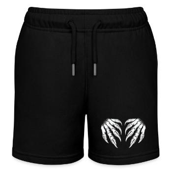 Griffes 2 - Short de jogging enfant bio Stanley/Stella - noir - Devant