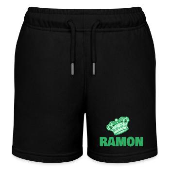 Ramon als Vorname - Kinder Organic Joggingshorts Mini Bolter von Stanley/Stella - Schwarz - Vorne