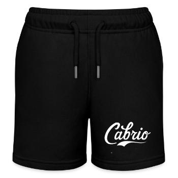 cabriolet disant rétro police voiture de style vintage - Short de jogging enfant bio Stanley/Stella - noir - Devant