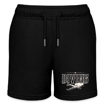 Plonger - Short de jogging enfant bio Stanley/Stella - noir - Devant