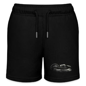 Snake - Kids Organic Sweat Shorts by Stanley/Stella - black - Front