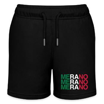 MERANO Italien Italie Flag Italia - Short de jogging enfant bio Stanley/Stella - noir - Devant