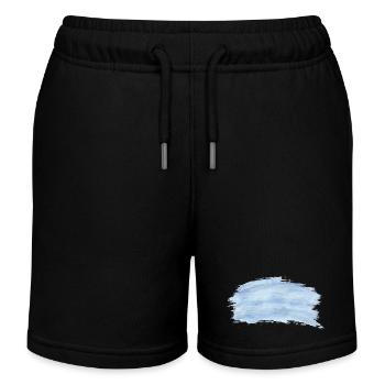Fond bleu noir - Short de jogging enfant bio Stanley/Stella - noir - Devant