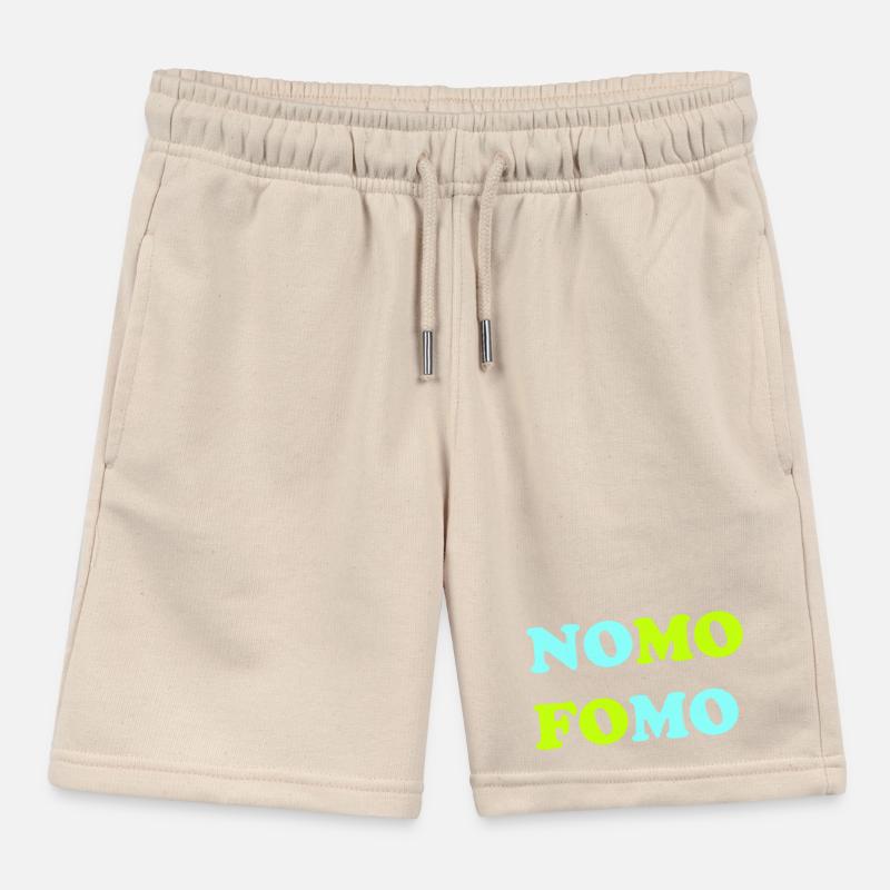 FOMO Peur de manquer quelque chose Short de jogging enfant bio Stanley/Stella