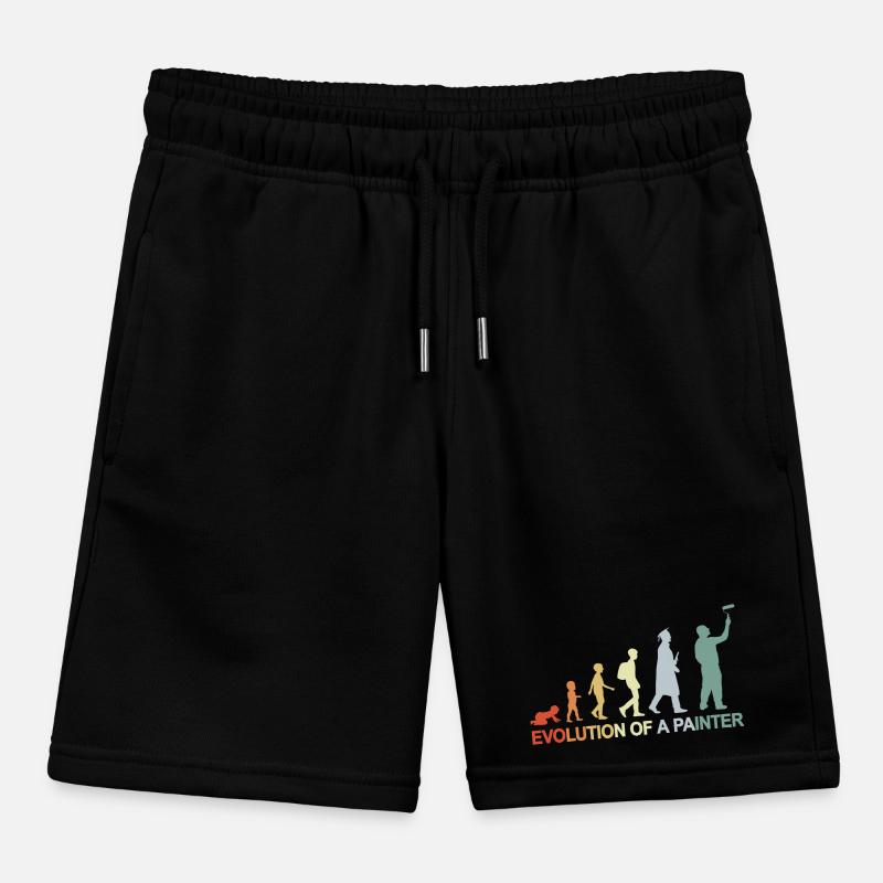 Maler Lackierer Evolution Kinder Organic Joggingshorts Mini Bolter von Stanley/Stella