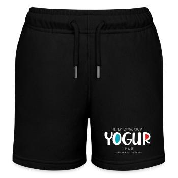 Yogourt à l’ail (noir) - Short de jogging enfant bio Stanley/Stella - noir - Devant