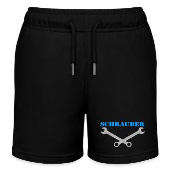 Tournevis, tournevis culte ........................ - Short de jogging enfant bio Stanley/Stella - noir - Devant