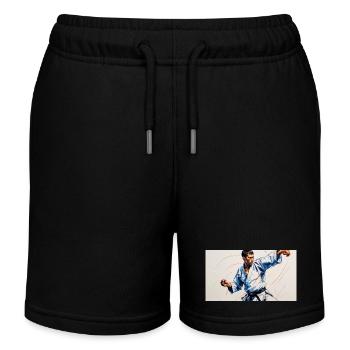 Martial art and Japanese dynamism - Kids Organic Sweat Shorts by Stanley/Stella - black - Front