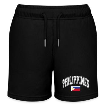 Drapeau des Philippines - Short de jogging enfant bio Stanley/Stella - noir - Devant