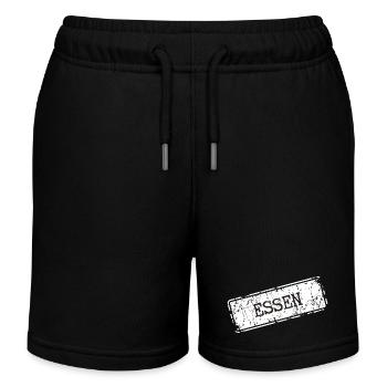 Essen city position symbols design - Kids Organic Sweat Shorts by Stanley/Stella - black - Front
