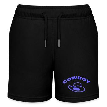 Cow-boy - Short de jogging enfant bio Stanley/Stella - noir - Devant