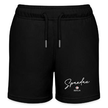 Spandau - Drapeau de Berlin - Ours de Berlin - Short de jogging enfant bio Stanley/Stella - noir - Devant