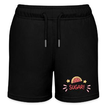 Sugar Burst Soft Trend - Kids Organic Sweat Shorts by Stanley/Stella - black - Front