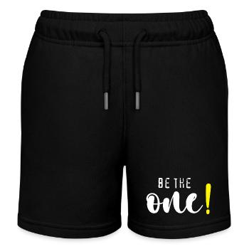 Be the one! - Kids Organic Sweat Shorts by Stanley/Stella - black - Front