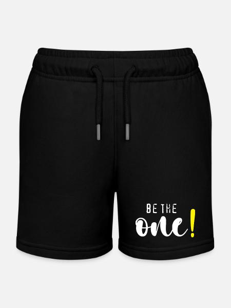 Sois celui qui ! - Short de jogging enfant bio Stanley/Stella - noir