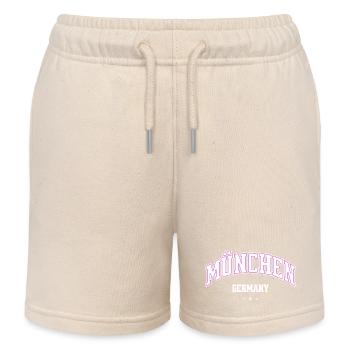 München Neonbogen Flair - Kinder Organic Joggingshorts Mini Bolter von Stanley/Stella - Natur - Vorne