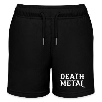 Death Metal Gothic Typografie - Kinder Organic Joggingshorts Mini Bolter von Stanley/Stella - Schwarz - Vorne