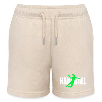 Handball - Short de jogging enfant bio Stanley/Stella - écru doux - Devant