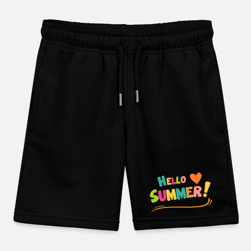 Hello Summer Farbexplosion Kinder Organic Joggingshorts Mini Bolter von Stanley/Stella