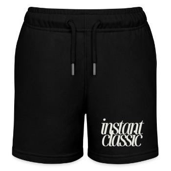 Instant Classic - Conception de texte minimaliste - Short de jogging enfant bio Stanley/Stella - noir - Devant