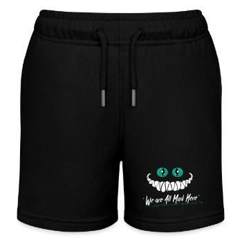 We Are All Mad Here - Kids Organic Sweat Shorts by Stanley/Stella - black - Front