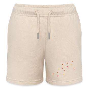 Feuilles Automne - Short de jogging enfant bio Stanley/Stella - écru doux - Devant