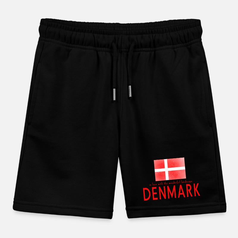 Denmark Danmark Kids Organic Sweat Shorts by Stanley/Stella
