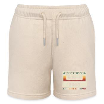 Best of Year 2003 Anniversary 2003 - Kids Organic Sweat Shorts by Stanley/Stella - soft Ecru - Front