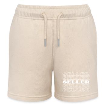 Verkäufer, Verkäufer, Verkäufer, Händler, Händler - Kinder Organic Joggingshorts Mini Bolter von Stanley/Stella - Natur - Vorne