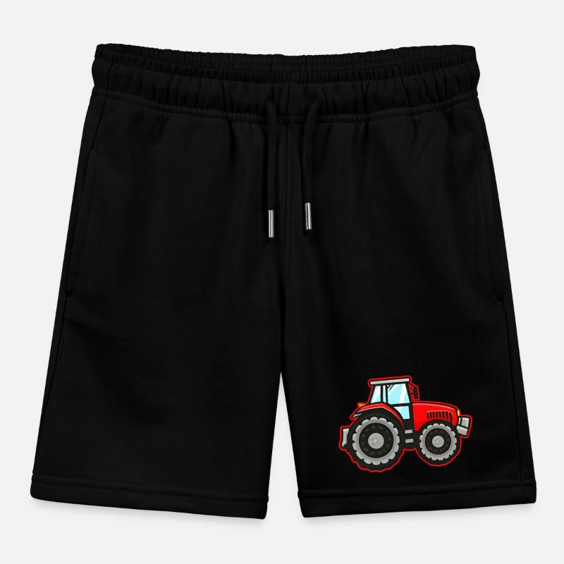Bauers Roter Traktor Kinder Organic Joggingshorts Mini Bolter von Stanley/Stella