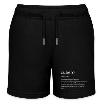 Définition de Cubero - Short de jogging enfant bio Stanley/Stella - noir - Devant