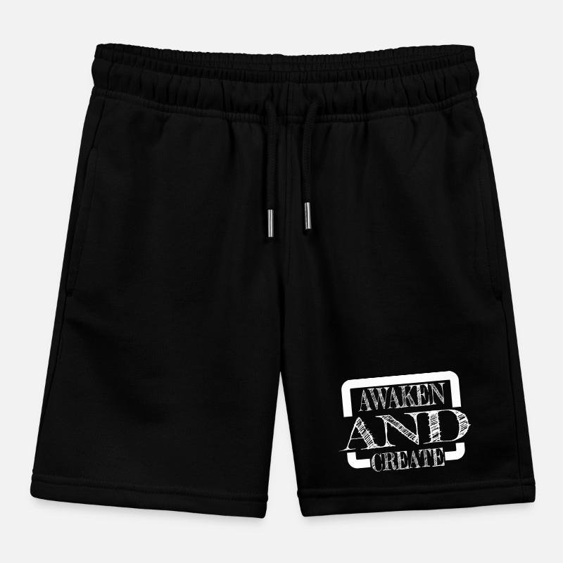 Creative Innovation Inner Enlightenment Kids Organic Sweat Shorts by Stanley/Stella