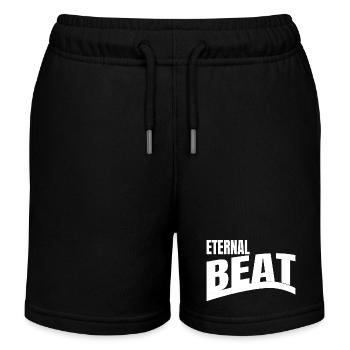 Rythme, déclaration intemporelle, beauté sans âge - Short de jogging enfant bio Stanley/Stella - noir - Devant