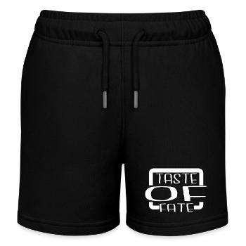 Cool Happy Culinary Masterpieces - Kids Organic Sweat Shorts by Stanley/Stella - black - Front