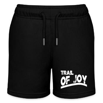 cross-country biking fun statement - Kinder Organic Joggingshorts Mini Bolter von Stanley/Stella - Schwarz - Vorne