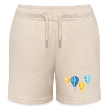 Fliegende Träume - Kinder Organic Joggingshorts Mini Bolter von Stanley/Stella - Natur - Vorne