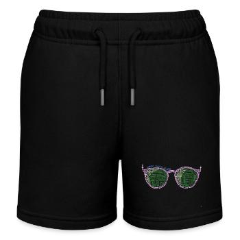 Laby Sonnenbrille 2 - Kinder Organic Joggingshorts Mini Bolter von Stanley/Stella - Schwarz - Vorne