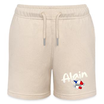 Alain Frankreich - Kinder Organic Joggingshorts Mini Bolter von Stanley/Stella - Natur - Vorne