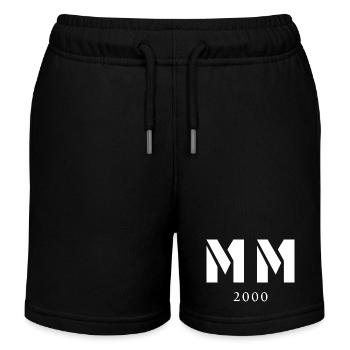 Römische Zahl Geburtsjahr Made in 2000 - Kinder Organic Joggingshorts Mini Bolter von Stanley/Stella - Schwarz - Vorne