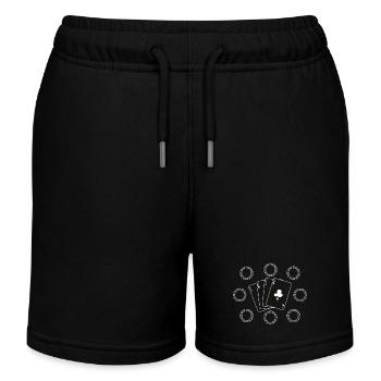 4 as - Short de jogging enfant bio Stanley/Stella - noir - Devant
