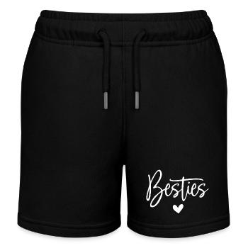 Meilleures amies - Short de jogging enfant bio Stanley/Stella - noir - Devant